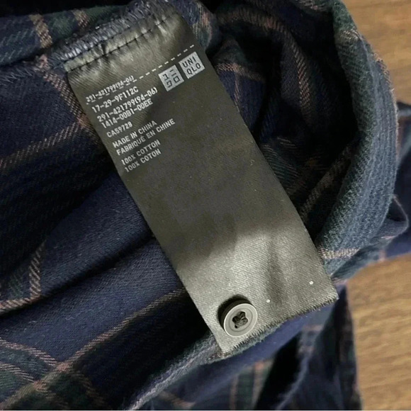 🌟UNIQLO COTTON PLAID  DRESS S - Picture 8 of 13